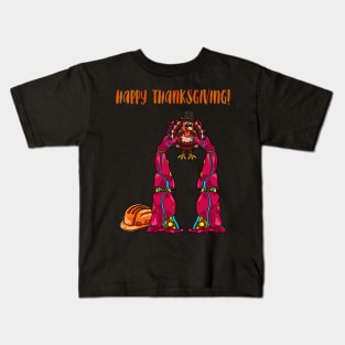 Robot Arm #1 Thanksgiving Edition Kids T-Shirt